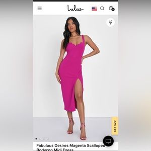 Beautiful magenta dress!